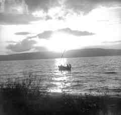 See von Tiberias, abends