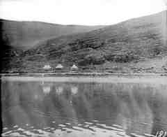 Lager unter dem Burgberg von Tiberias